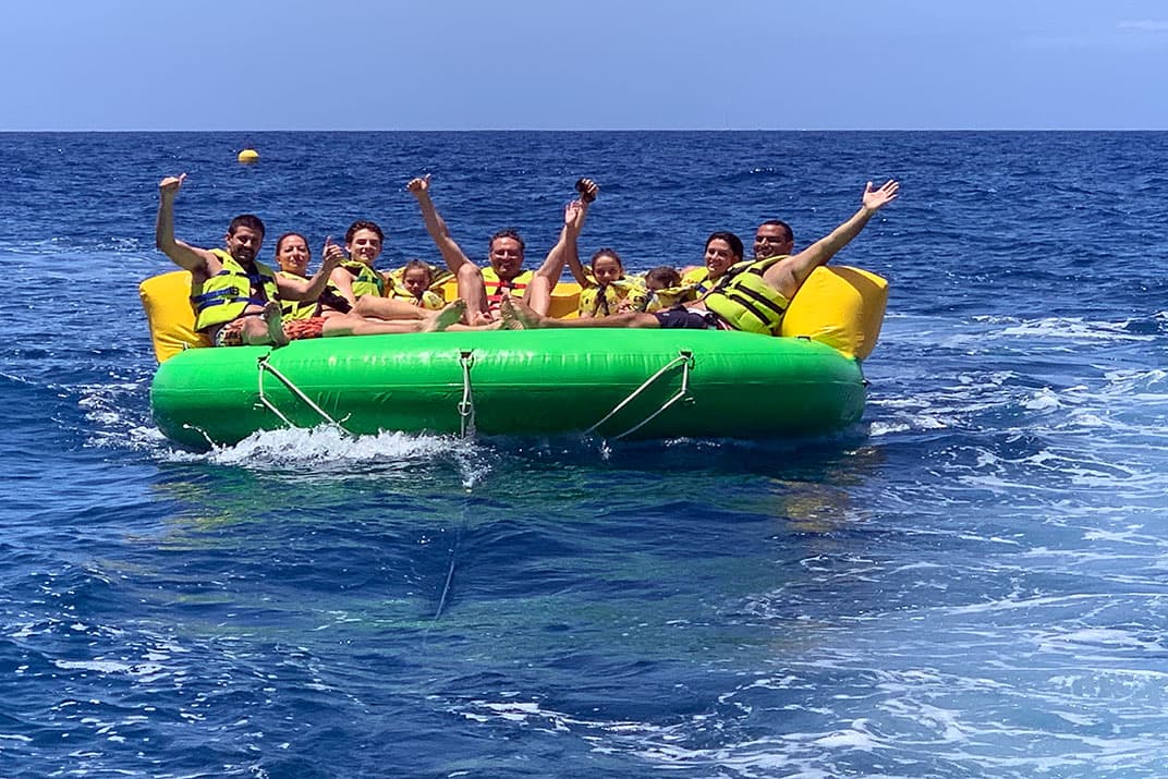 Crazy UFO group ride in Tenerife